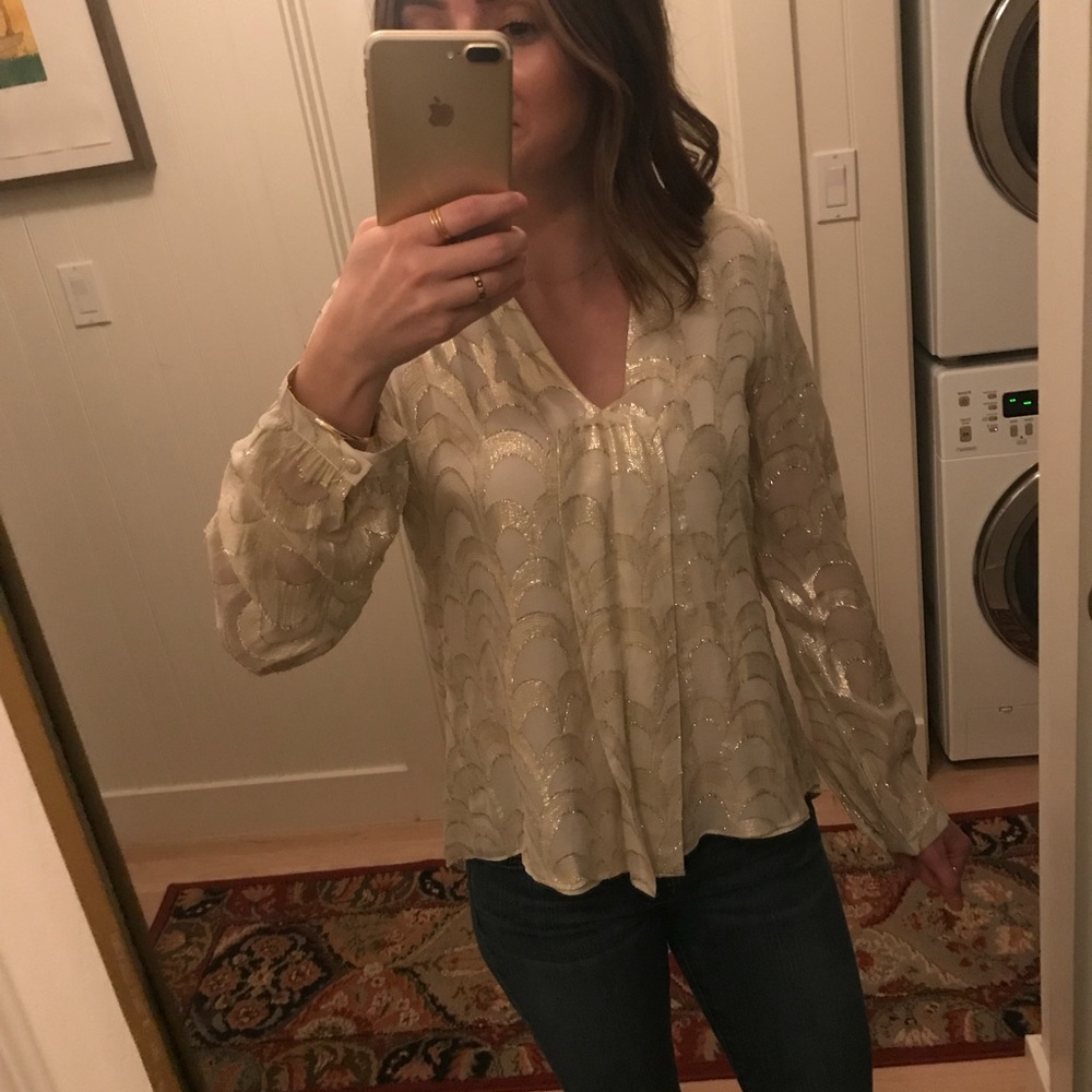 TBags Los Angeles XS Silk Blouse